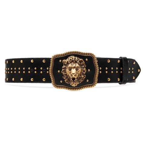 gucci belt lion|gucci belt buckle material.